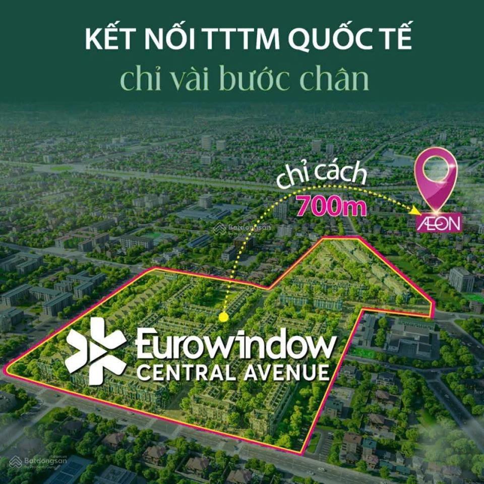 Căn shophouse 120m2 dự án eurowindow central avenue  giá gốc cđt chiết khấu cao
