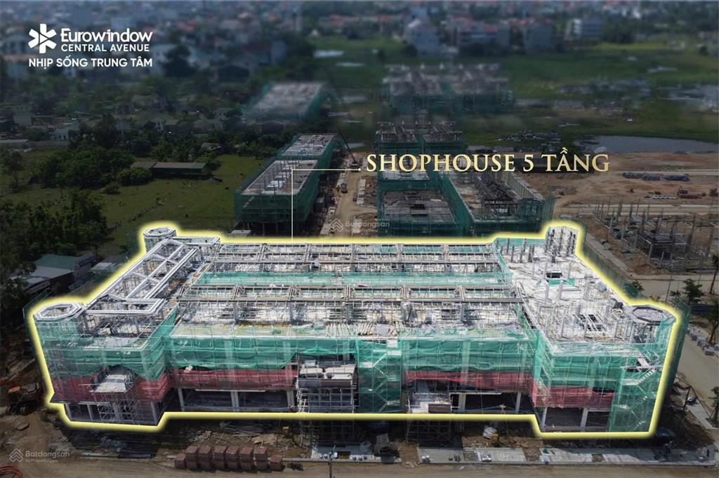 Căn shophouse 120m2 dự án eurowindow central avenue  giá gốc cđt chiết khấu cao