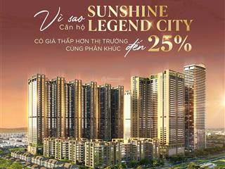 Bán căn hộ chung cư 3pn, 2wc tại sunshine legend city, 5,9 tỷ, 116 m2, hàng hiếm uy tín