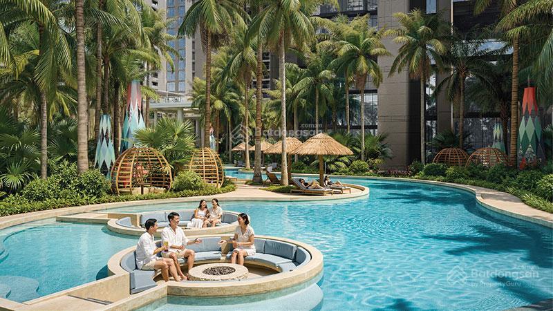 Căn hộ khoáng nóng tự nhiên bên đại lộ cảnh quan sông hồng alumi  alluvia city với giá cực tốt