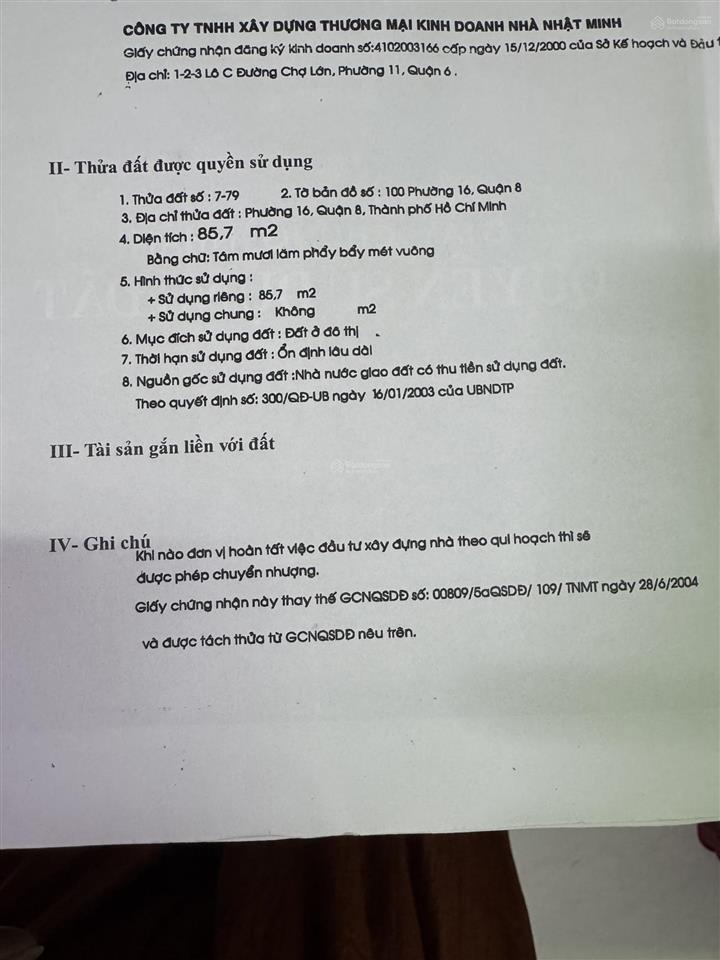 Chính chủ bán 3 lô đất liền kề (lô gốc)