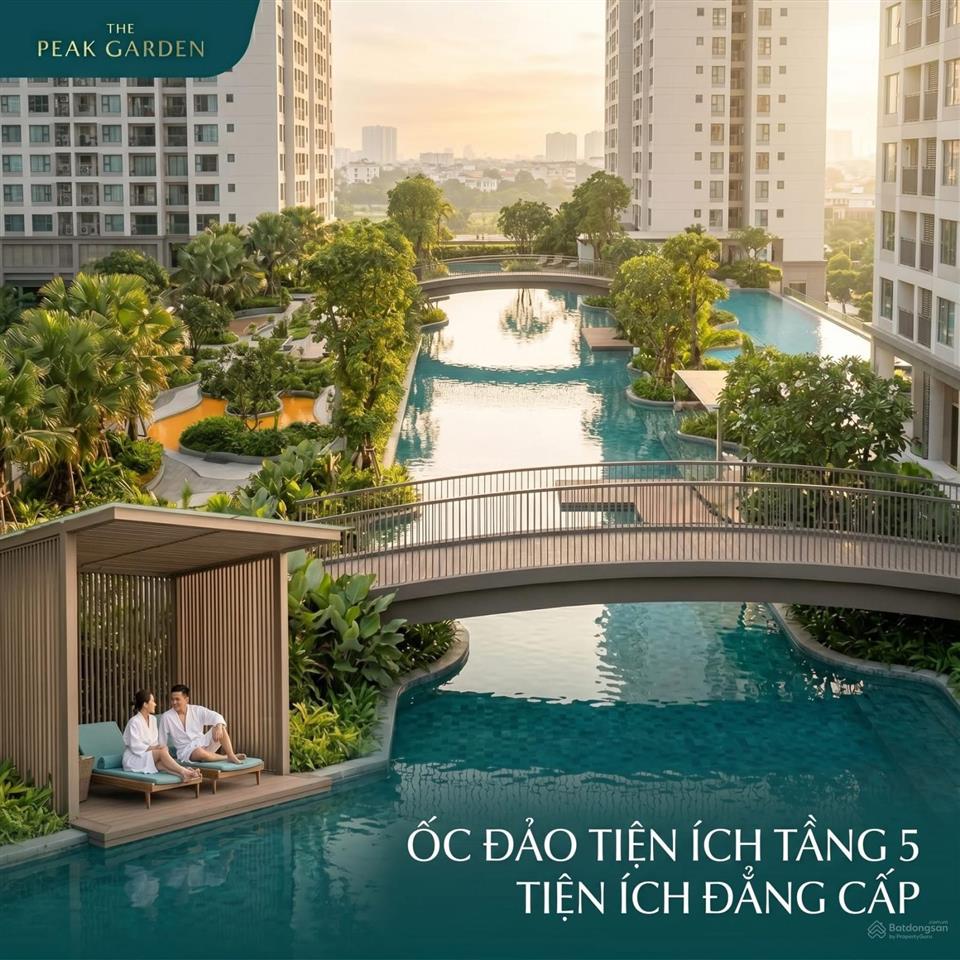 Căn hộ 2pn 65.3m2, block a, tầng 10, the peak garden, 5,3 tỷ (thấp hơn giá cđt 150trđ)