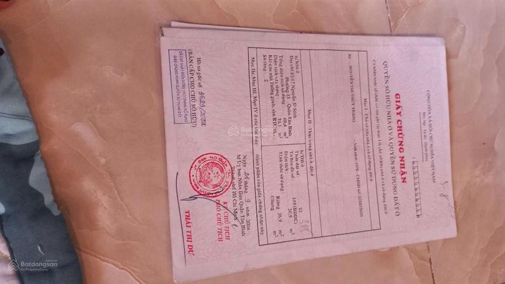 Bán nhà 33/27/9 nguyễn sỹ sách
