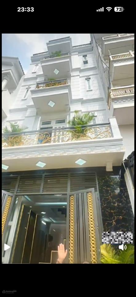Xe tải đậu cửa nhà mới 4 tầng khu nhà lầu cao cấp lê văn khương  thông hiệp thành 13  quận 12