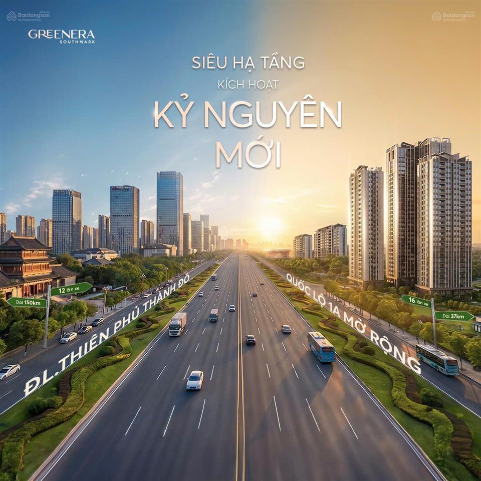 Đón đầu quy hoạch mở rộng đường 90m, đường 70, vđ 3,5  greenera southmark chiết khấu lên tới 21,5%