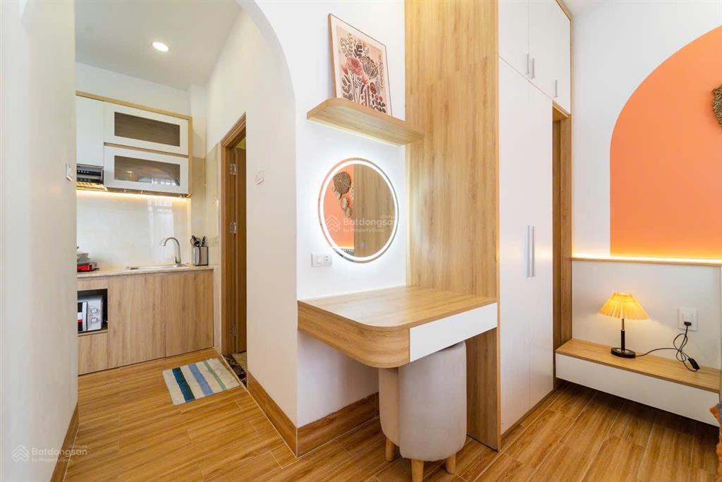 Cho thuê căn hộ studio cửa sổ  ban công full nội thất gần cầu kiệu giáp q1, q3 giá chỉ 7tr5/th