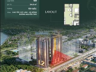 Giá bán 9,17 tỷ căn 1pn diện tích 54,6m² tại tầng 36 của masterise homes, hướng tây bắc.