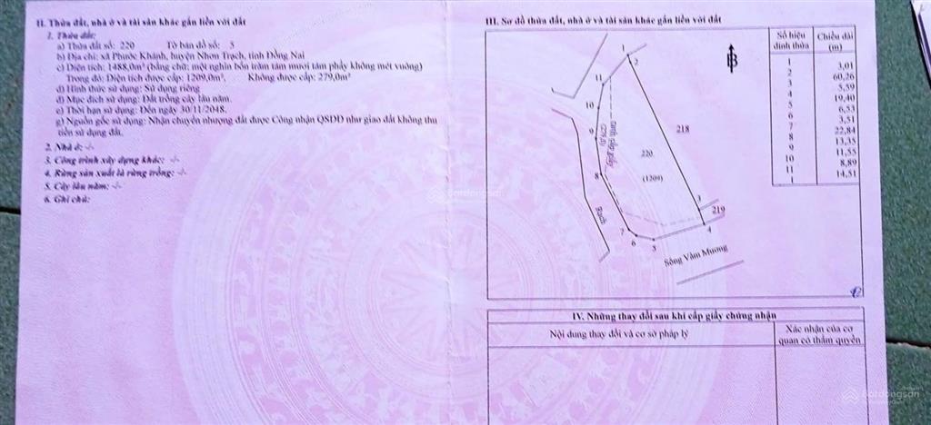 Siêu phẩm đất nhà vườn 3 mặt tiền sông vị trí vàng cửa ngõ cát lái