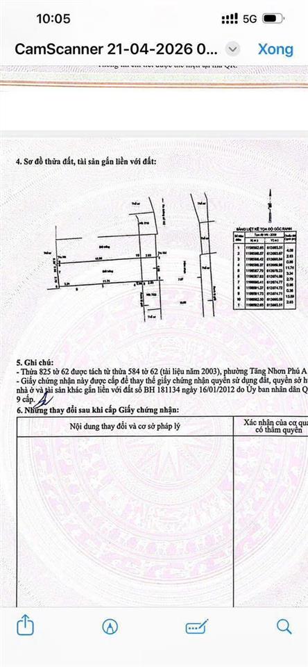 Mặt tiền hẻm 7 đường 182, phường tăng nhơn phú a, đường 10m, giá 5tỷ850tr   0938 325 ***