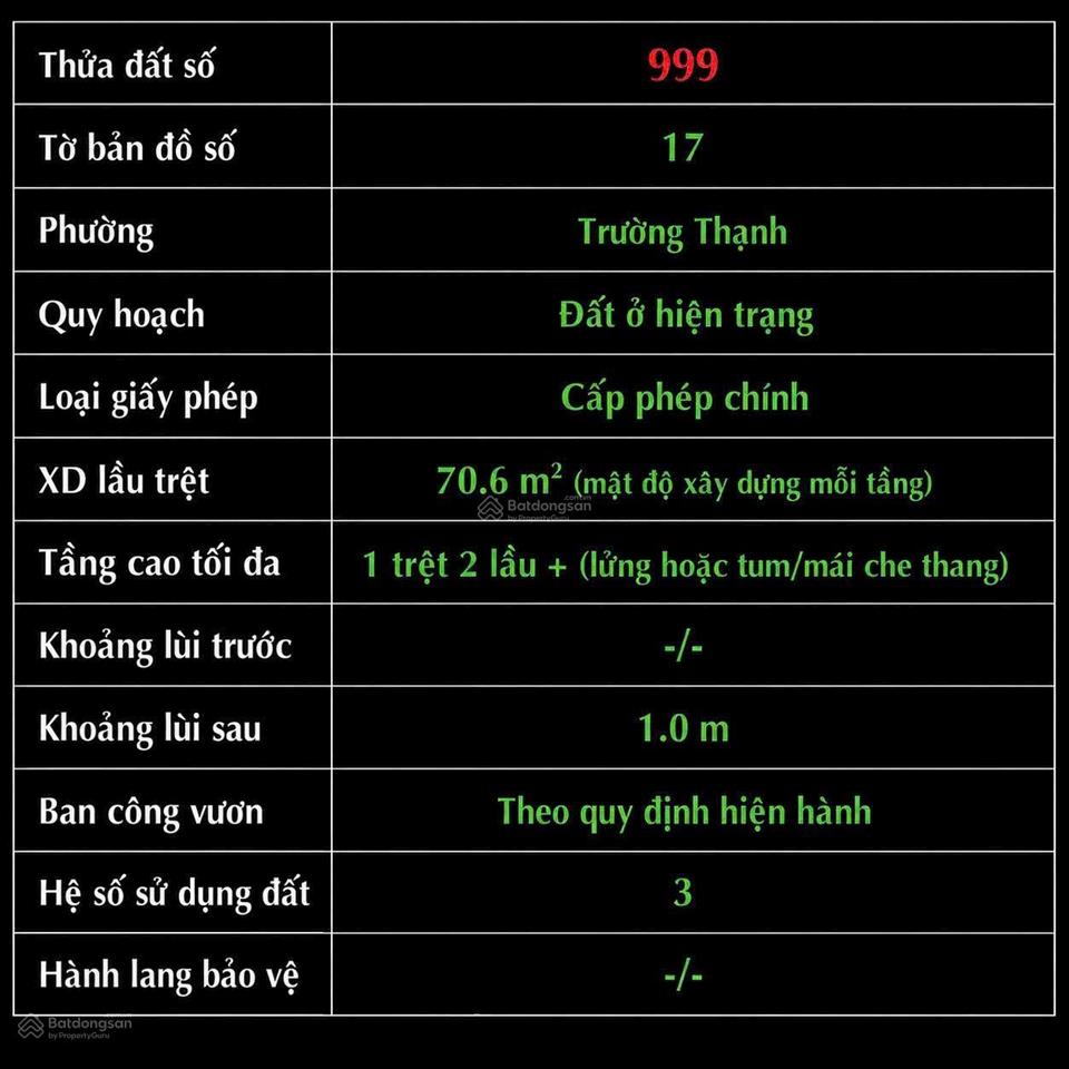 Bán đất đường số 8  lò lu  p. trường thạnh cũ  7,6x10,6m  3,98 tỷ   0938 325 ***.
