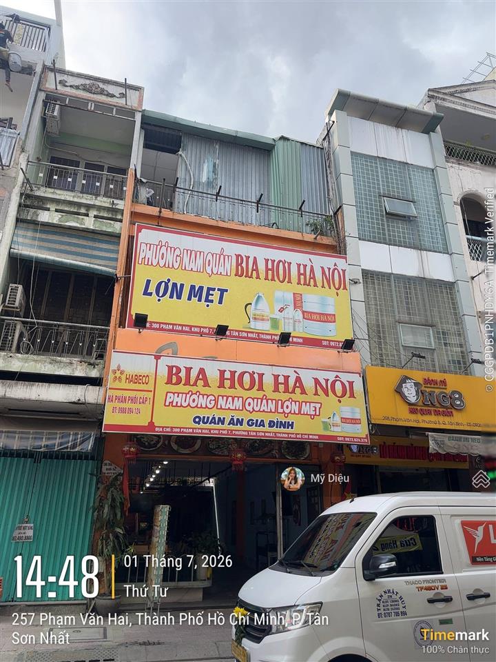 Bán nhà mặt tiền phạm văn hai, tân bình  5,4x34m  nở hậu 7,5m  ctxd hầm + 7 tầng  giá 38 tỷ