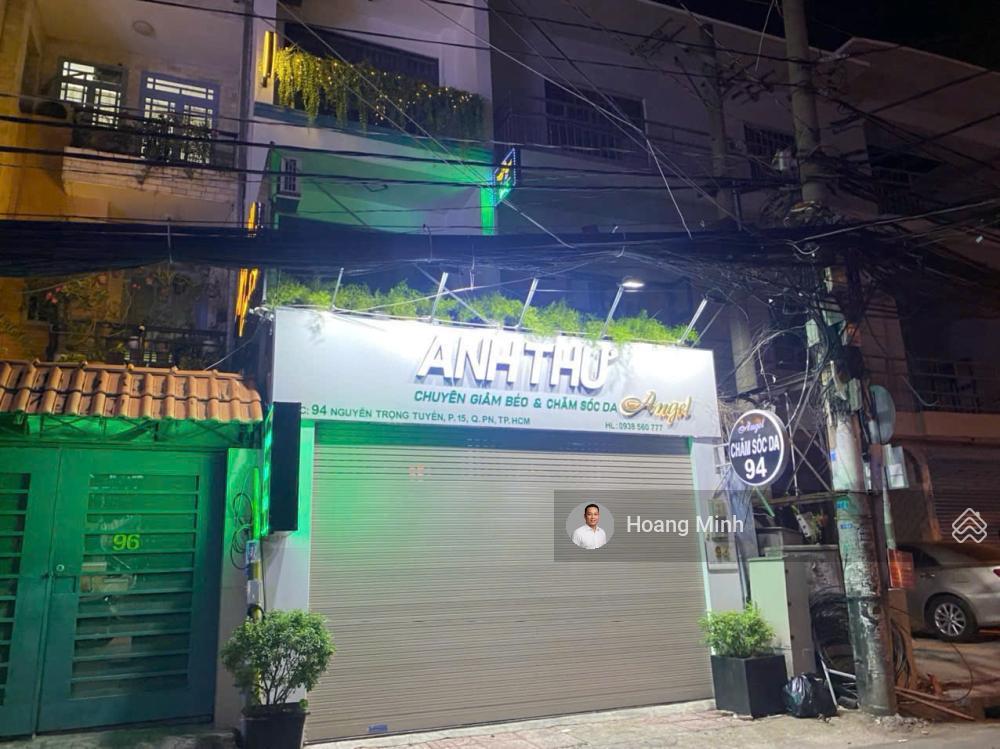 Bán nhà mặt tiền nguyễn trọng tuyển, phú nhuận  4.9x21  nhà mới 3 tầng  pháp lý chuẩn
