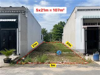 Bán gấp đất shr ( dt 5x21m giá 930tr ) đường tỉnh lộ 2 ngay ngã tư trung lập hạ  củ chi