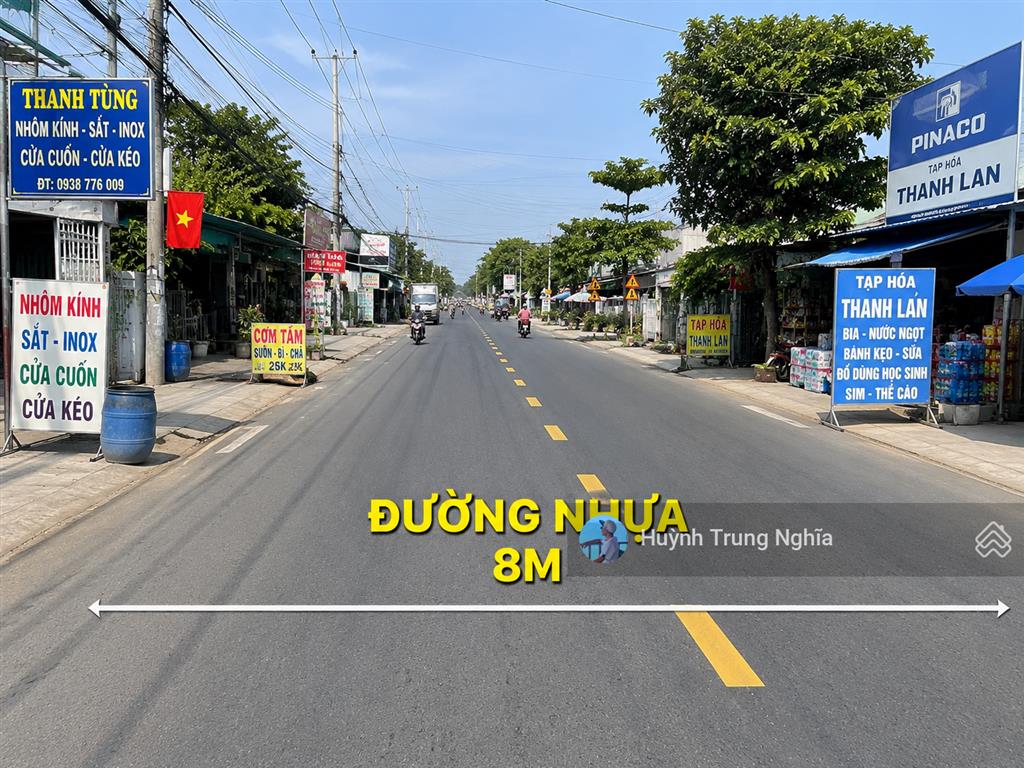 Bán gấp đất shr ( dt 5x21m giá 930tr ) đường tỉnh lộ 2 ngay ngã tư trung lập hạ  củ chi