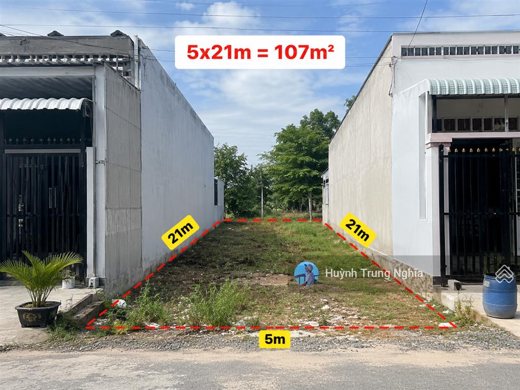 Bán gấp đất shr ( dt 5x21m giá 730tr ) đường tỉnh lộ 2 ngay ngã tư trung lập hạ  củ chi