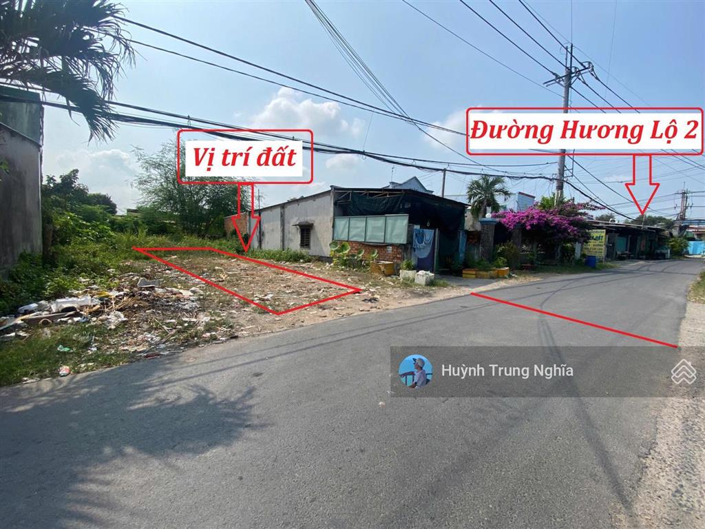Bán gấp đất shr (dt 9x18m giá 1 tỷ 150) đường trần thị cẩm ngay mũi tàu tân phú trung  củ chi