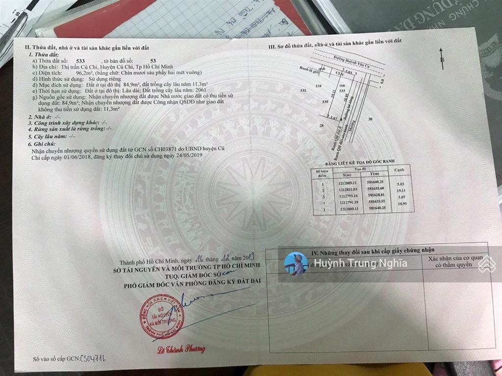 Chủ kẹt tiền bán gấp căn nhà cấp 4 mt đường huỳnh văn cọ, thị trấn củ chi ngay cầu vượt