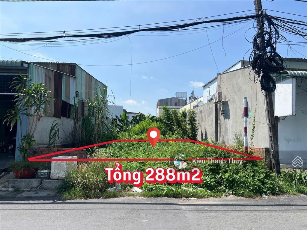 Kẹt tiền bán đất 288m2 giá 970 triệu đường đặng văn trước an tịnh trảng bàng tỉnh tây ninh sổ riêng