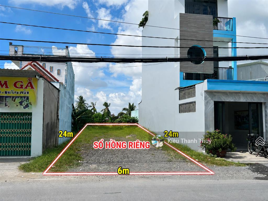 Mặt tiền đường chùa đá, trảng bàng. ngay ngân hàng agribank, dt 141m²  giá 700tr. shr