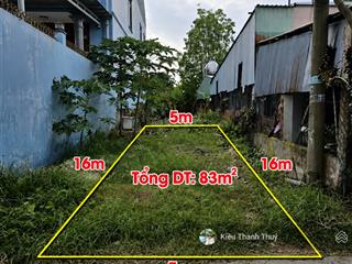 Đất 83m² phù hợp khách mua về xây nhà ở! đ. nguyễn văn hoài, tân an hội. giá 900 triệu