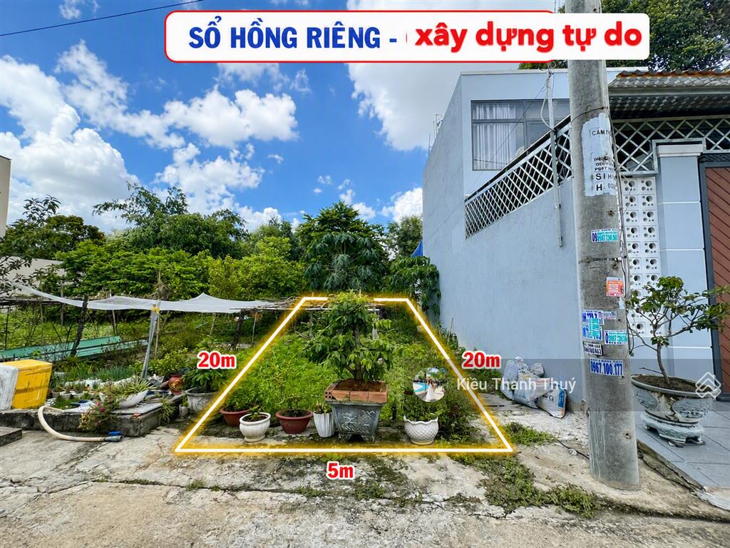 Hàng ngộp củ chi. 100m²(5x20m)/ 1 tỷ ( còn thương lượng). shr. nguyễn thị se, tân thông hội, củ chi