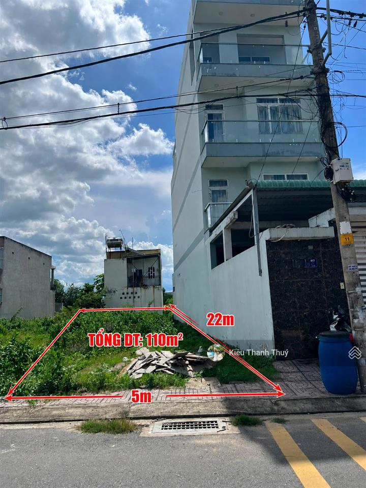 110m2 (5x22m) / 1,050 tỷ. đ.suối lội, tân thông hội. cách bệnh viện xuyên á 10p di chuyển. shr
