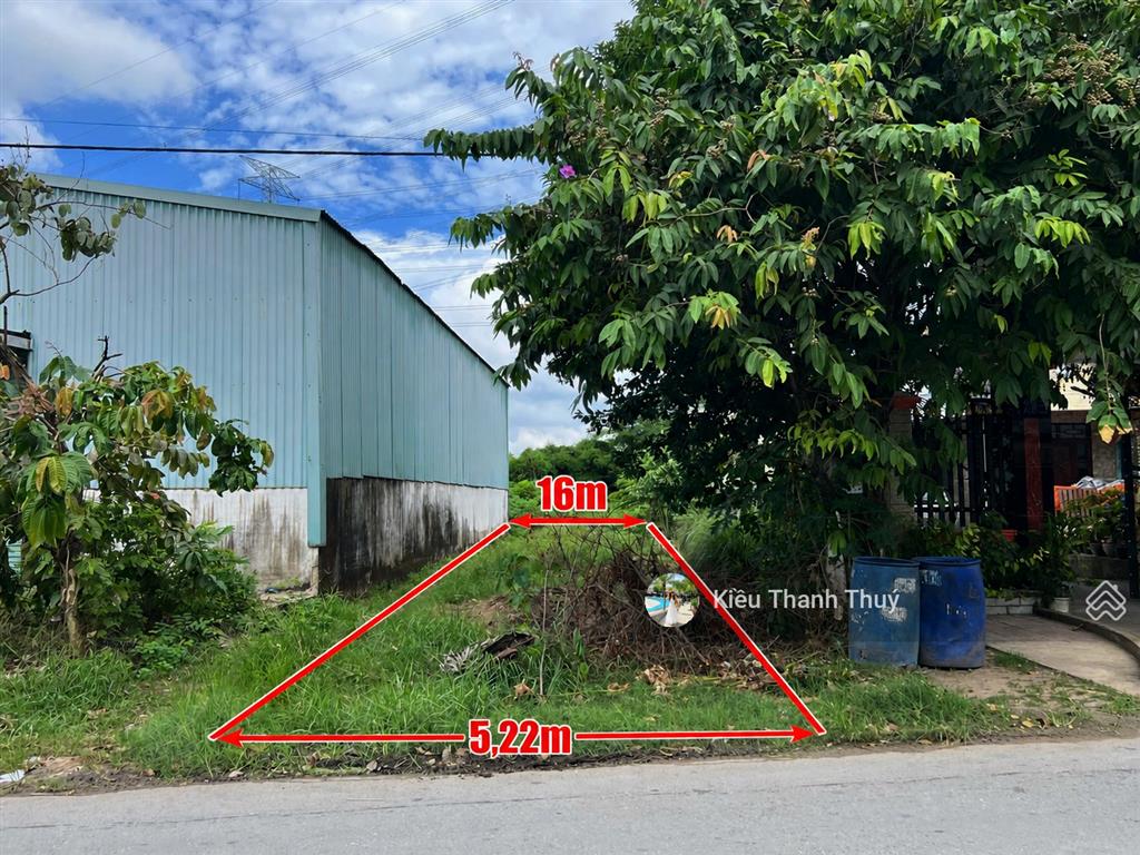 (5,22x16m)=85m2/ 980 tr . shr. đ.lê minh nhựt, tân thông hội, củ chi. cách ql22 chỉ 400m di chuyển.