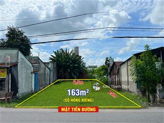 Anh hiếu cần bán lô đất 163m2/ 1,150 tỷ. cách cầu vượt củ chi 800m, sổ hồng riêng