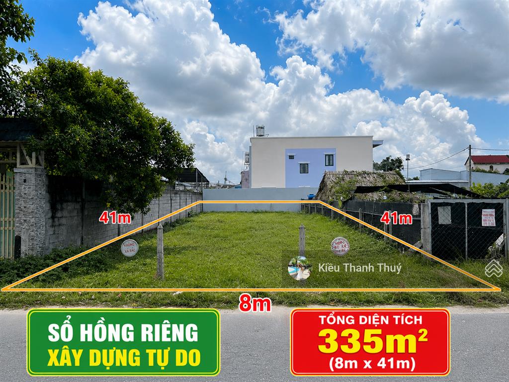 Cần bán lô đất đt 787, ngay trung tâm thị xã trảng bàng. 335m2, sổ sẵn (ngang 8m)