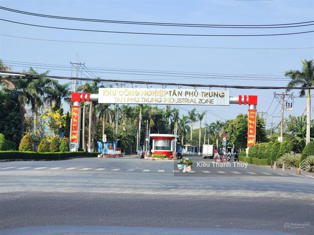 Chú phú cần bán lô đất gần kcn tân phú trung  đ. hồ văn tắng. dt 130m2, giá 1,220 tỷ, shr