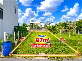 Hàng ngộp (5x19,5m)=97m2/ 800 triệu. ngay gần vin hóc môn. đ. giồng cát, tân phú trung. shr