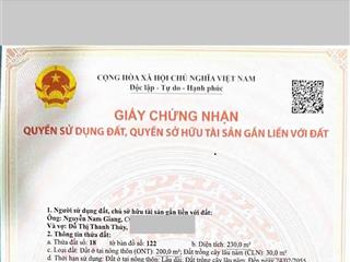 Chính chủ  bán đất mặt tiền đường nguyễn chí thanh, dương minh châu, tây ninh