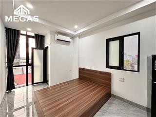 Studio ngay phú diễn mặt đường ô tô đỗ cửa, full nt, nhận pet, khách nước ngoài, xe điện, bảo vệ 24