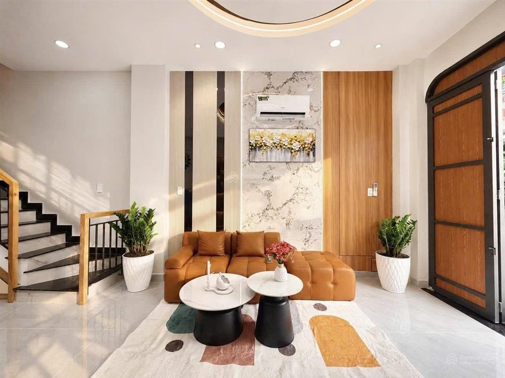 Hẻm xe hơi 5m  3 tầng  44m²  4pn  bán nhà đẹp bùi đình túy bình thạnh giá tốt
