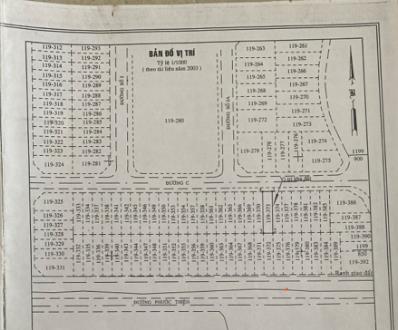 bán đất nền đường 2 C khu dân cư Phước Thiện- Phường Long Bình-Tp.HCM (Quận 9 cũ)