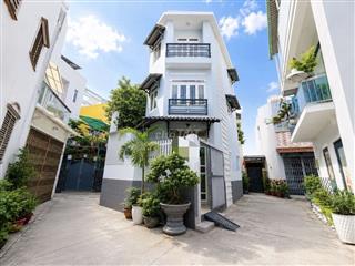 Nhà mới sát Emart PVT -  Hẻm 1/ xe hơi đậu cửa- 3 tầng Ngang 4M 42M2 