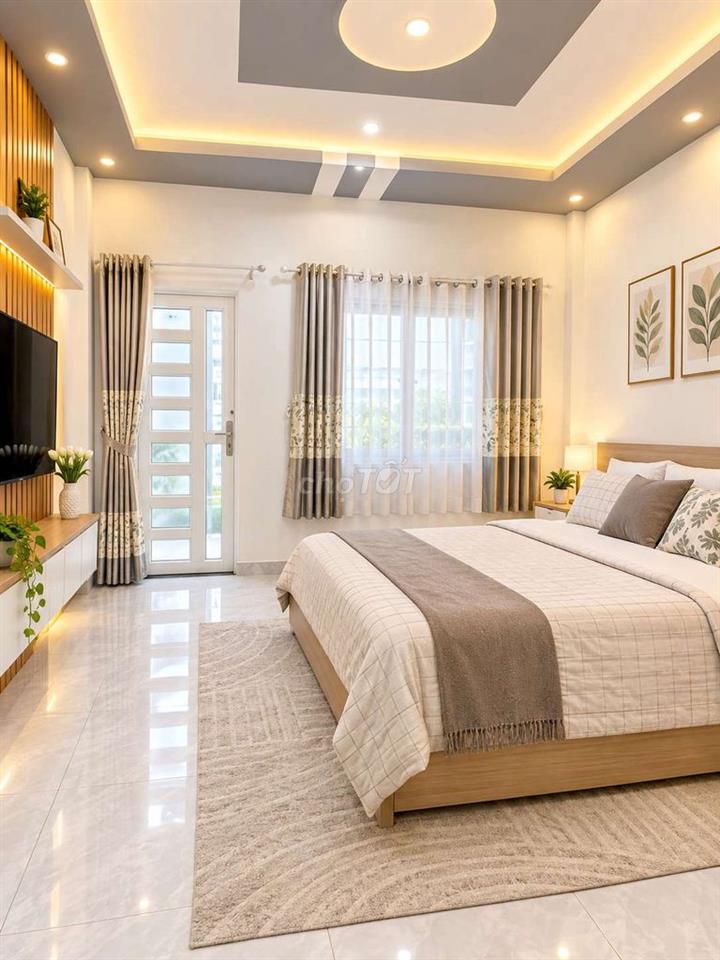 Hẻm xe hơi 40M2 Quang Trung Nhà mới hoàn công QH dân cư hiện hữu