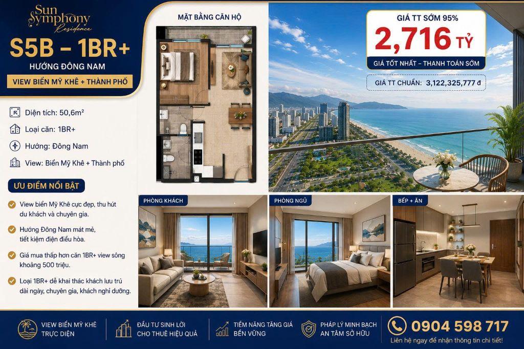 🚨 GIỎ HÀNG HIẾM - VIEW BIỂN MỸ KHÊ CHỈ TỪ 2,716 TỶ 🚨