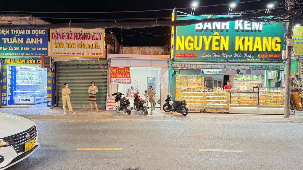CHO THUÊ NHÀ NGUYÊN CĂN MẶT TIỀN ĐƯỜNG NGUYỄN ẢNH THỦ – VỊ TRÍ KINH DOANH ĐẸP TẠI Q12