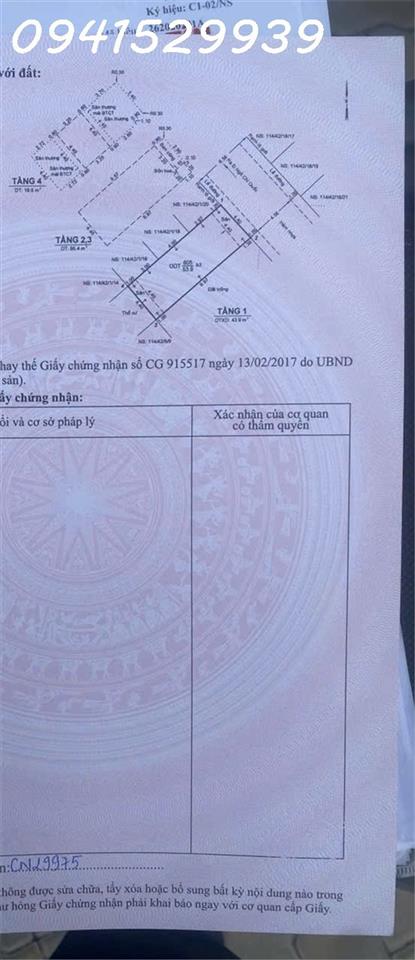 NGÔ CHÍ QUÔC -TAM BÌNH NHÀ 4 TẦNG 53.9M2 -FULL NỘI THÂT -5TY750