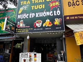 SANG NHƯỢNG QUÁN NƯỚC ÉP – MẶT ĐƯỜNG HỒ TÙNG MẬU, VỈA HÈ RỘNG THOÁNG