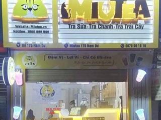 SANG NHƯỢNG MIUTEA QUÁN ĐỒ UỐNG + ĐỒ ĂN ĐANG HOẠT ĐỘNG HƠN 4 NĂM – NAM DƯ, QUẬN HOÀNG