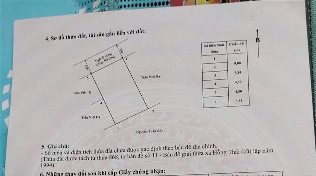 ĐĂNG BÁN CĂN BỐN TẦNG ĐẸP TẠI AN DƯƠNG - HẢI PHỎNG