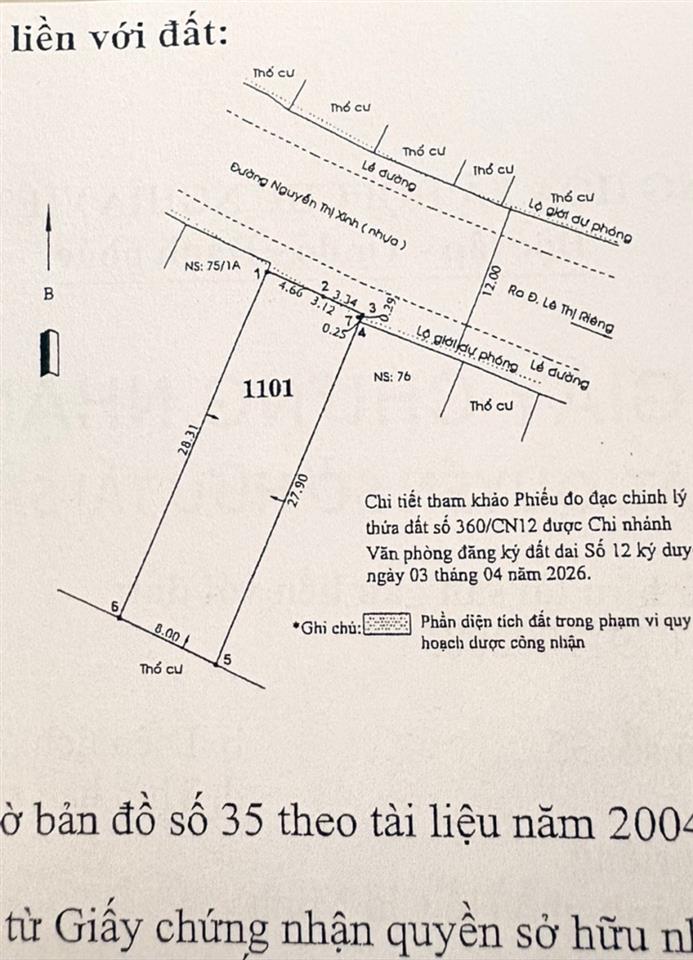 [KH059*] Mặt tiền 8m Nguyễn Thị Xinh, Thới An - Giá rẻ nhất khu vực: 16.x tỷ