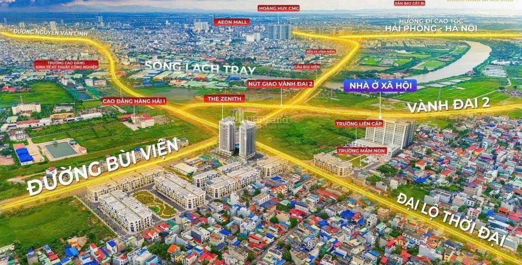 Chỉ với 1,9 tỷ sở hữu ngay căn hộ 1PN-56m2 tại The Zenith Hải Phòng 