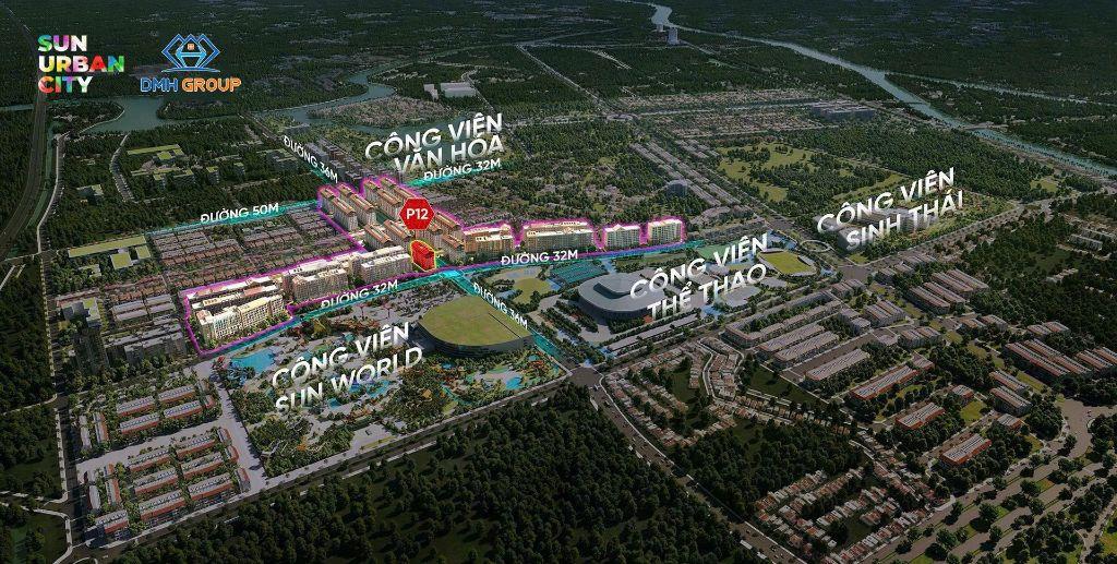 CĂN HỘ 1PN+ SUN URBAN CITY – TÒA P12 TẦNG 03 – CHỈ TỪ 1,68 TỶ