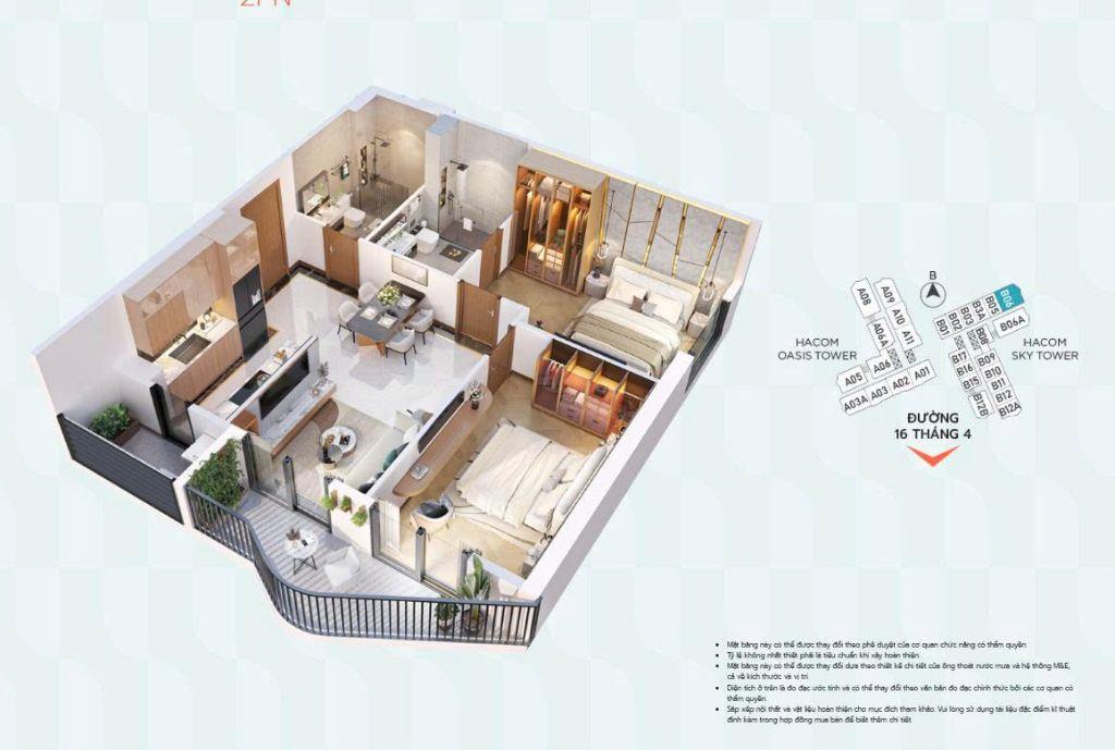 Dự án căn hộ cao cấp 4 sao lõi trung tâm thành phố cách biển chỉ 5 phút lái xe