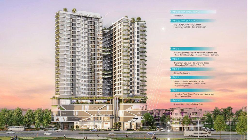 Dự án căn hộ cao cấp 4 sao lõi trung tâm thành phố cách biển chỉ 5 phút lái xe