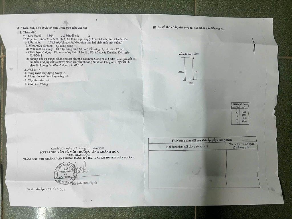 Đất Diên Lạc đường tổ 19-20 giá đầu tư