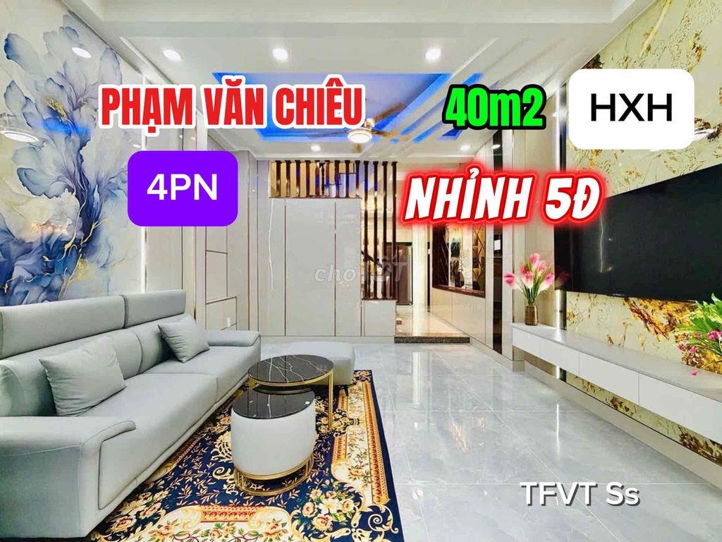 🔥 SIÊU PHẨM HXH PHẠM VĂN CHIÊU GÒ VẤP - 40M2 3 TẦNG - 5.9Đ (TL)🔥